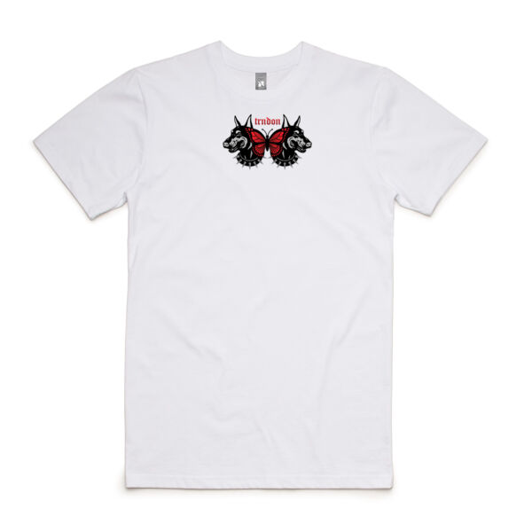 TRNDON Doberman Tee - White/Red Thumbnail
