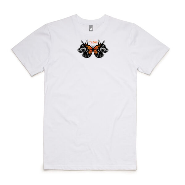 TRNDON Doberman Tee - White/Orange Thumbnail