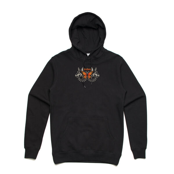 TRNDON Doberman Hoodie - Black/Orange Thumbnail