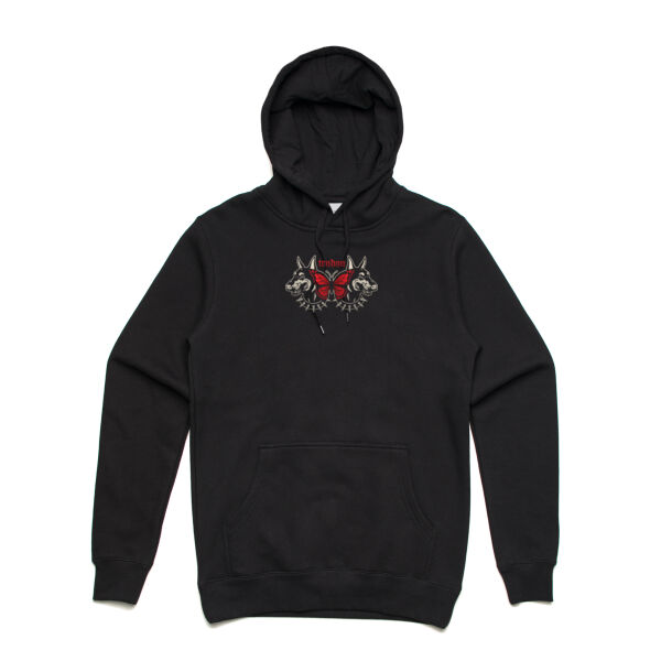 TRNDON Doberman Hoodie - Black/Red Thumbnail