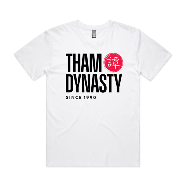 Tham Dynasty Tee - Black Text V2 Thumbnail